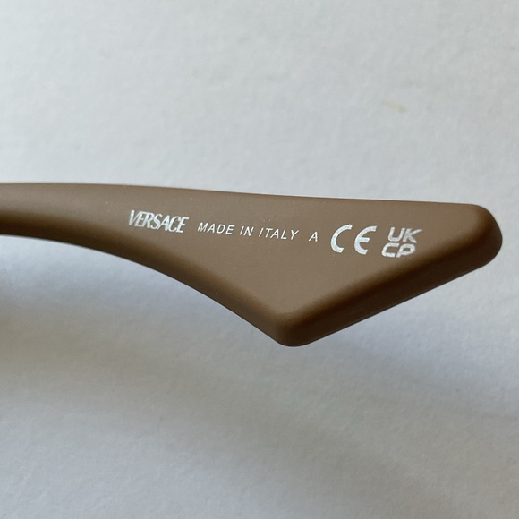 VERSACE 2241 1002/63 SUNGLASSES GOLD AND BROWN WITH CASE NWOT main image 4